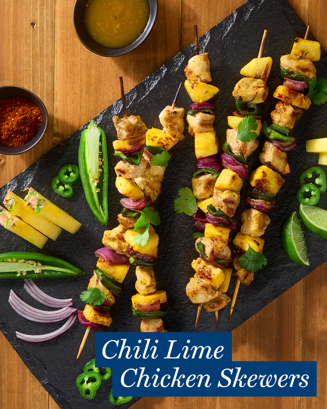 3 Ways - Slide 4: Chicken Skewers