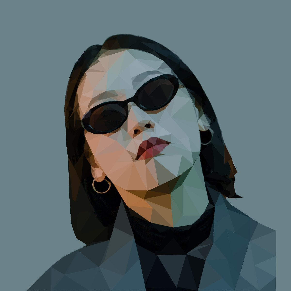Low Poly Portrait