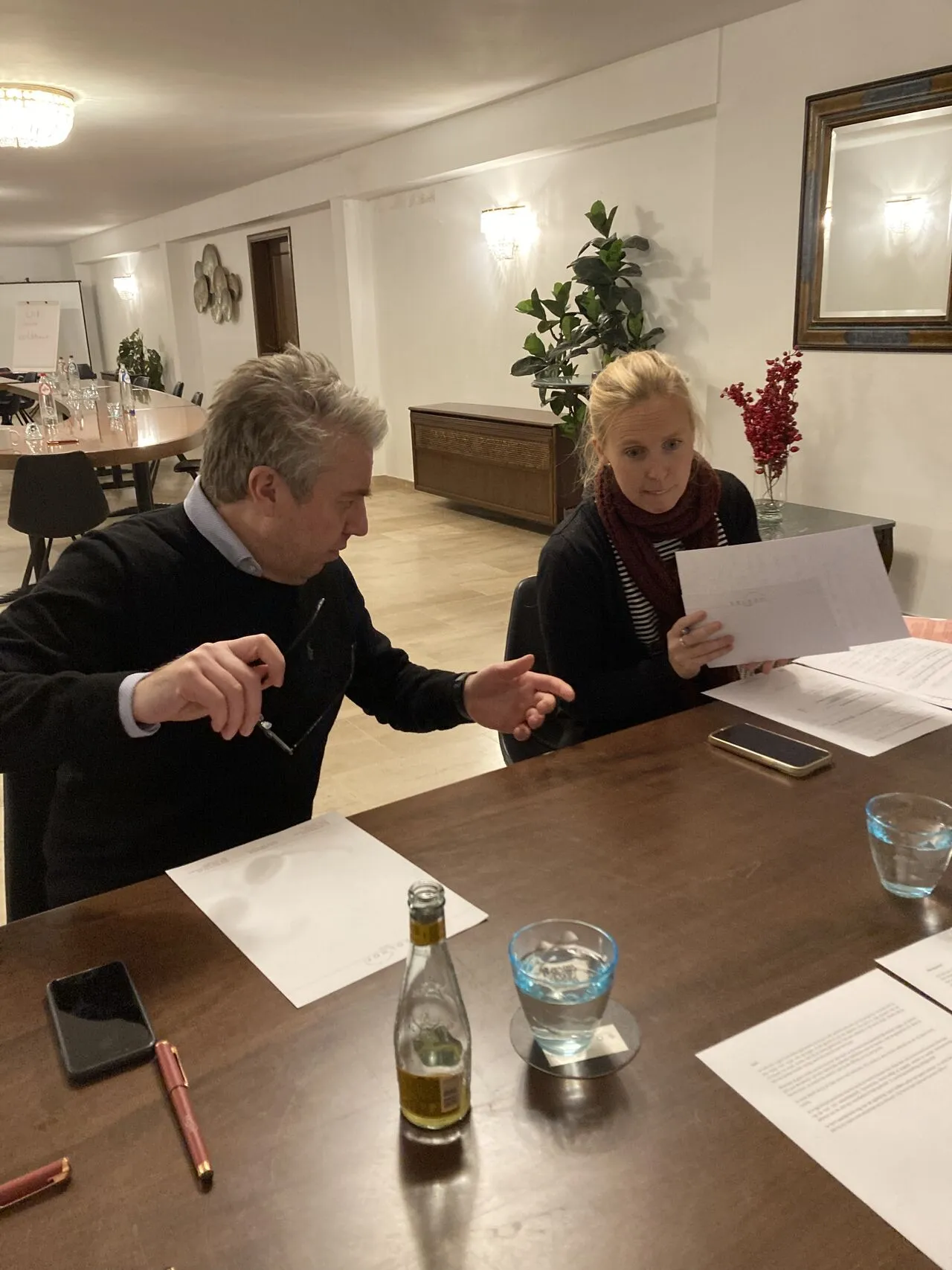 Toptrainers Michaël De Herdt, Joke De Neys en Fleur Goister lieten zich gisterenavond helemaal gaan in hun rol