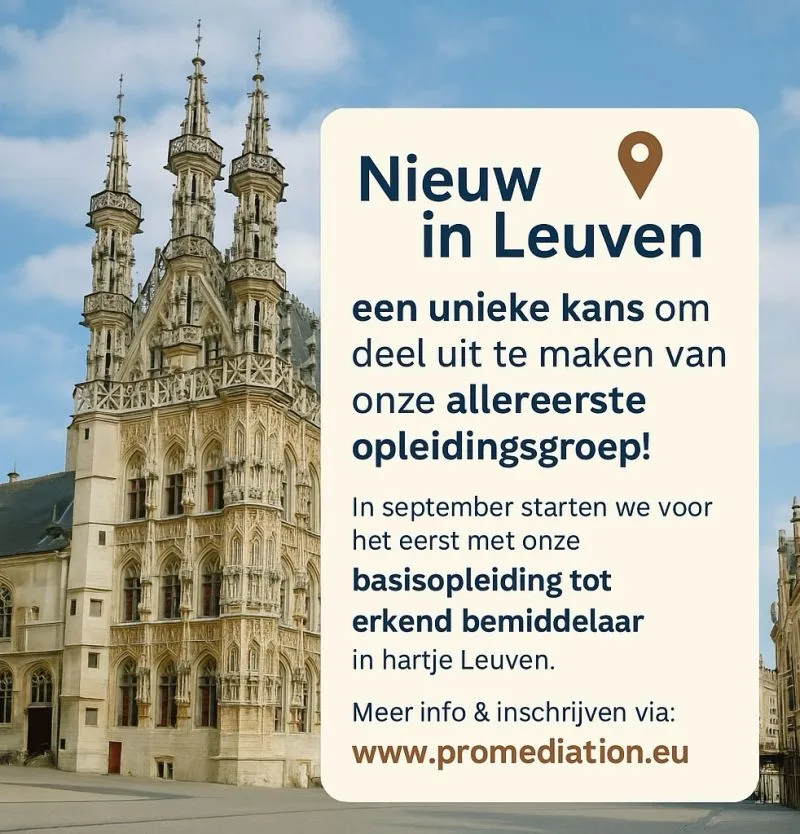 Nieuw in Leuven: een unieke kans om deel uit te maken van onze allereerste opleidingsgroep!