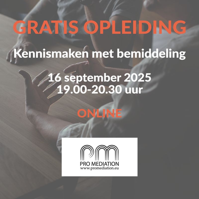 GRATIS ONLINE OPLEIDING BEMIDDELING