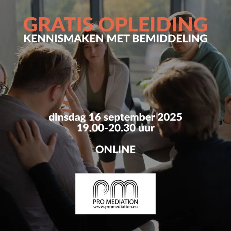 GRATIS online OPLEIDING BEMIDDELING - di. 16 september 2025