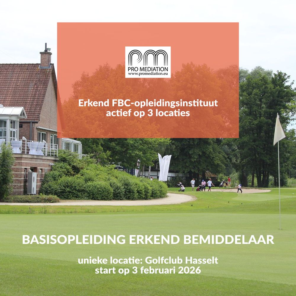 Basisopleiding Erkend Bemiddelaar – Hasselt