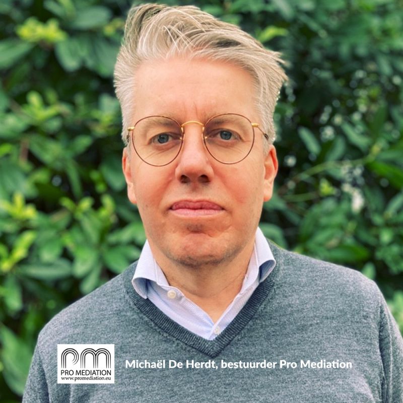 Interview met Michaël De Herdt, bestuurder Pro Mediation