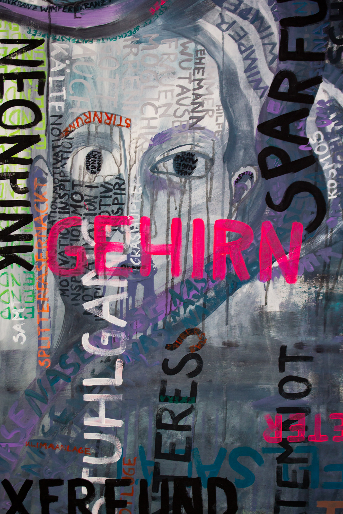 Bilddetail kleines Gesicht