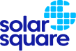 Solar Square company logo with stylized blue square grid symbol.
