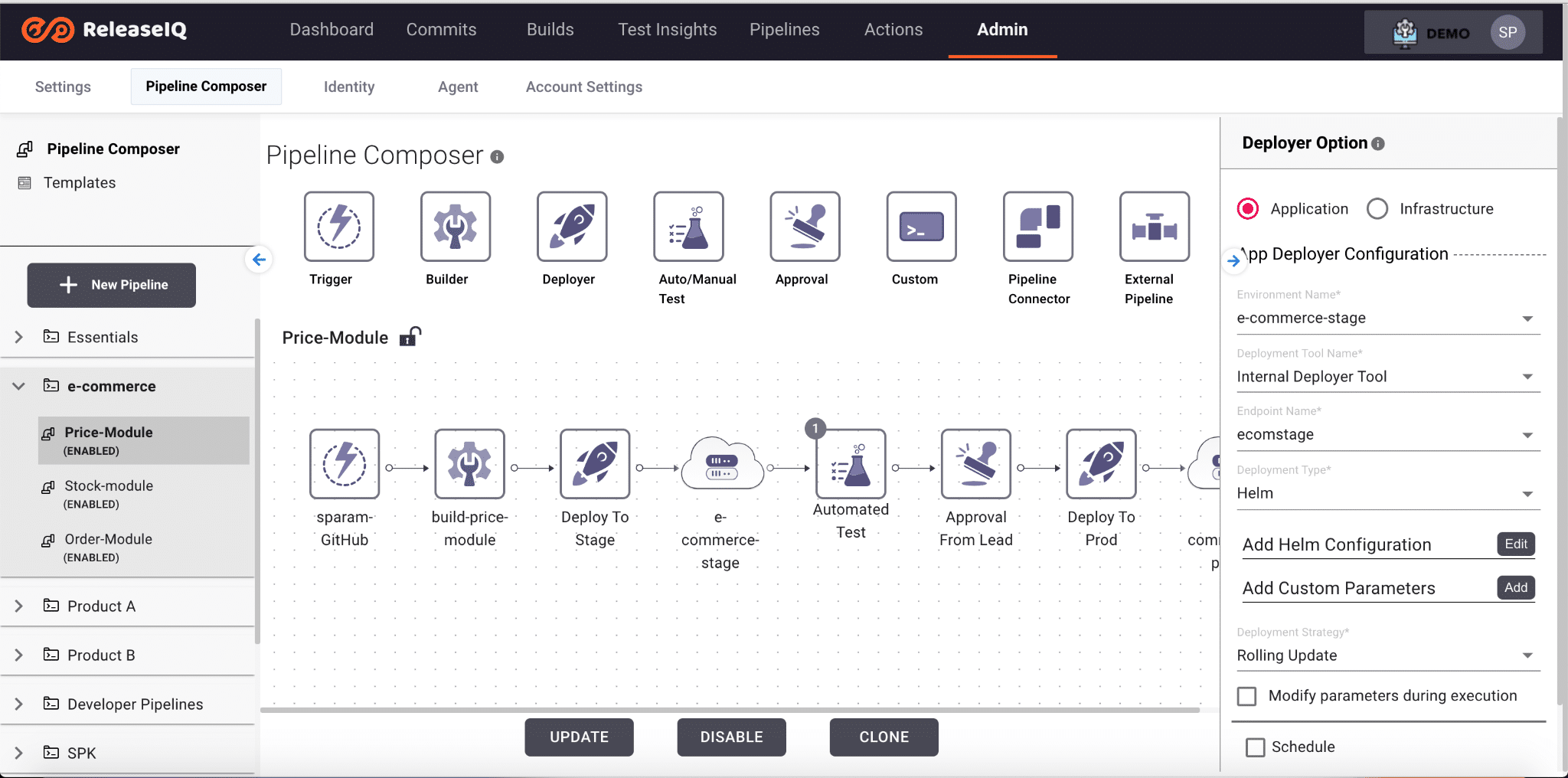 Kubernetes Deployment configuration