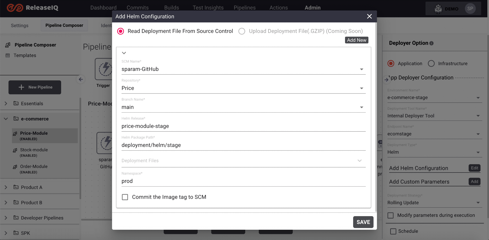 Helm Configuration