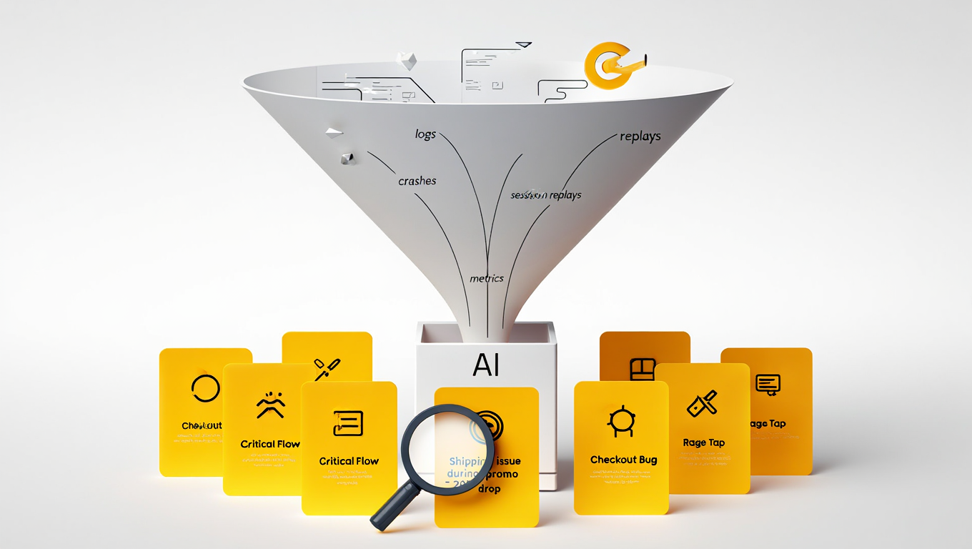 AI sorting out the loads of data and picking the important and useful part from it.