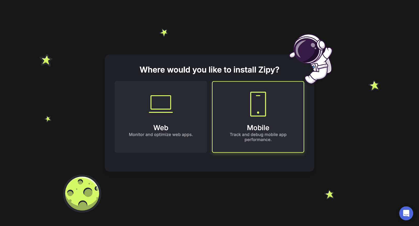 Select Device Page