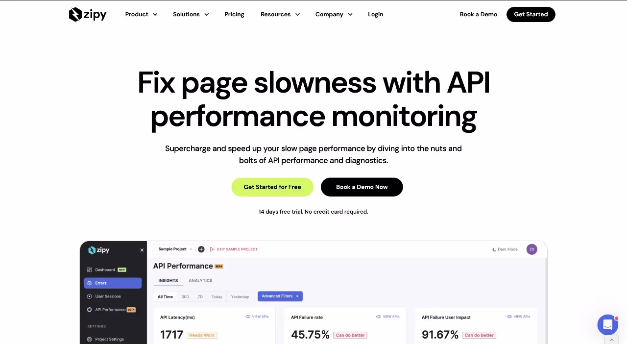 Zipy.ai API performance
