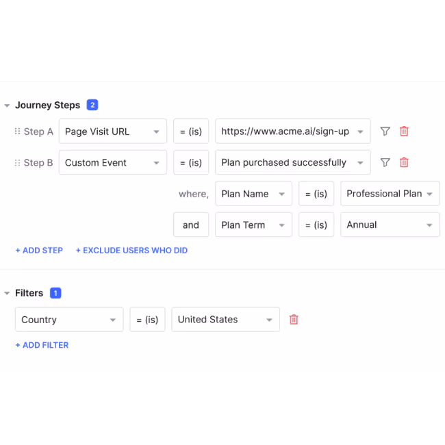 Advanced filtering and segmentation