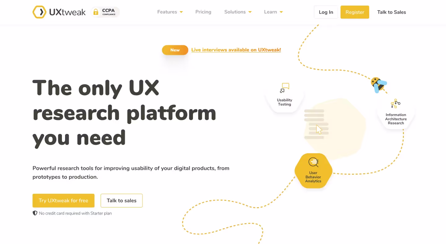uxtweak - uxcam alternative - Zipy