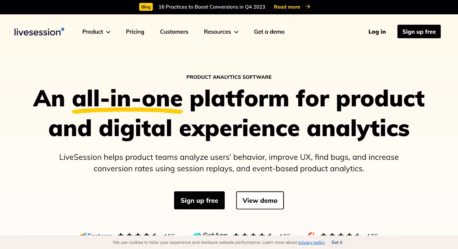 Livesession - A really great Heatmap generator tool