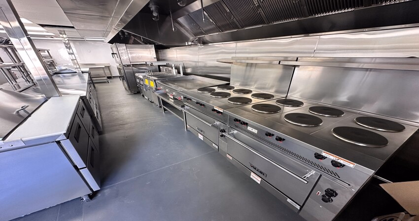 shipping container kitchen interior 
