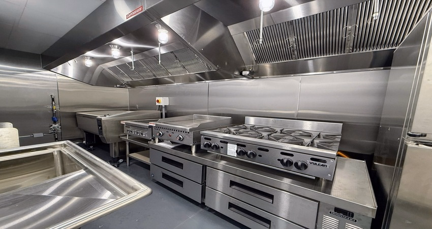 hotel kitchen finishing touches 