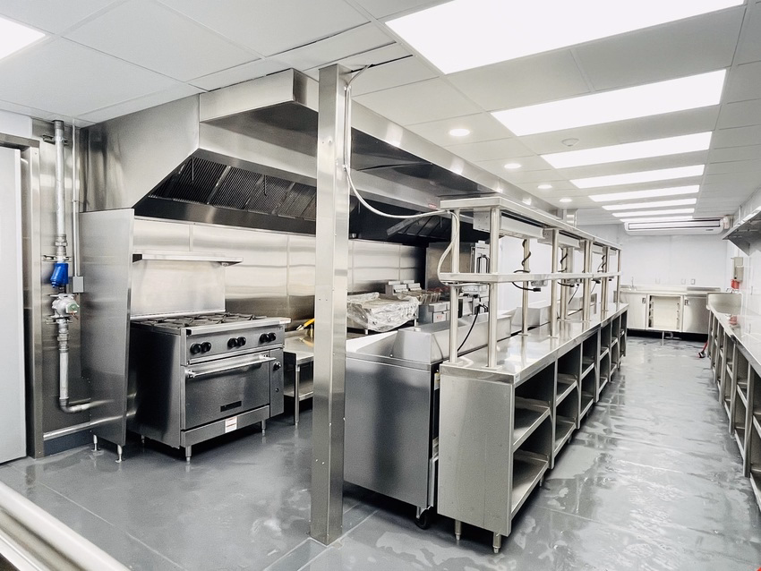 commercial kitchen interior 