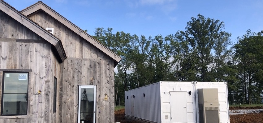 shipping container kitchen for resort expansion 