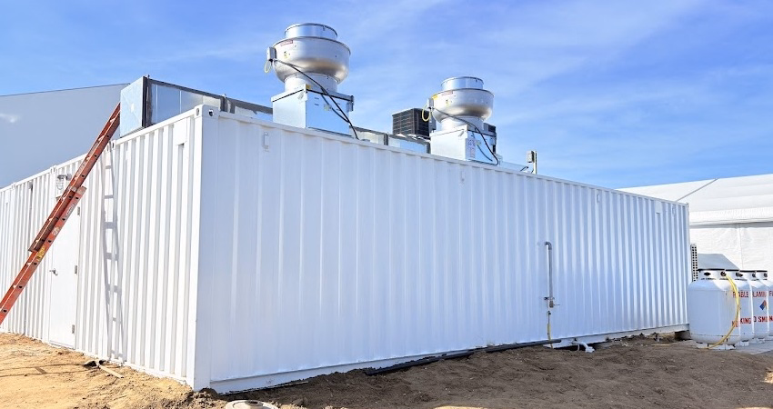 prefabricated commercial kitchen exterior 