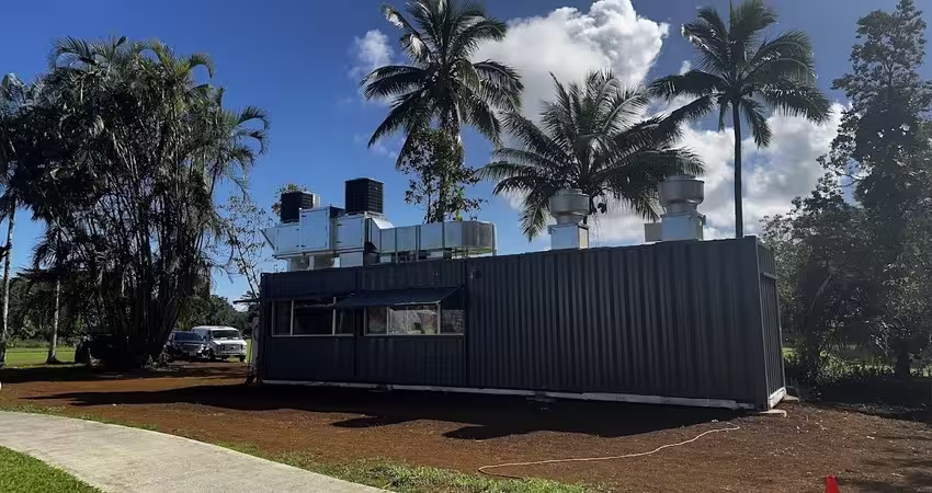 modular resort kitchen exterior 