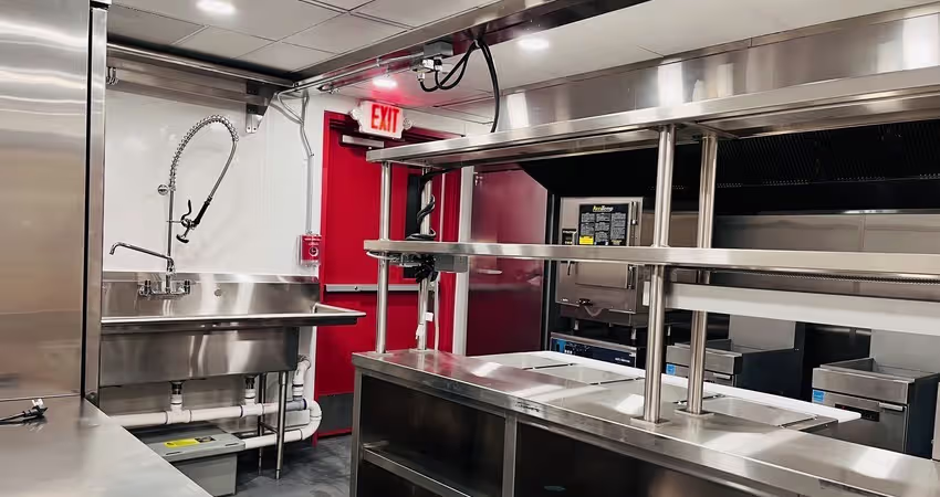 resort kitchen interior equipment