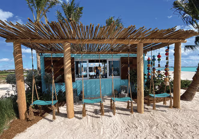 modular shipping container bar