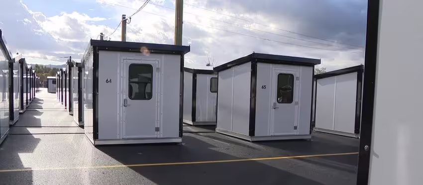 modular construction for homeless shelters