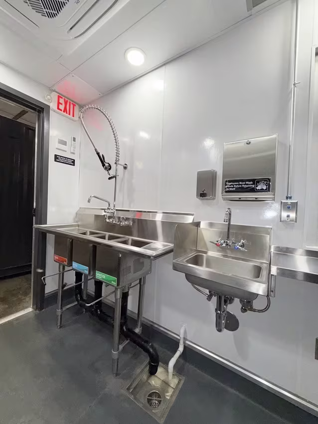 shipping container kitchen sinks