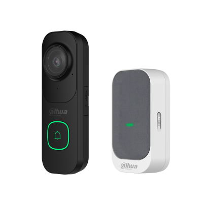 Sonnette vidéo connectée 2K avec enregistrement, application mobile et carillon Wi-Fi – Dahua VDKP01-BG