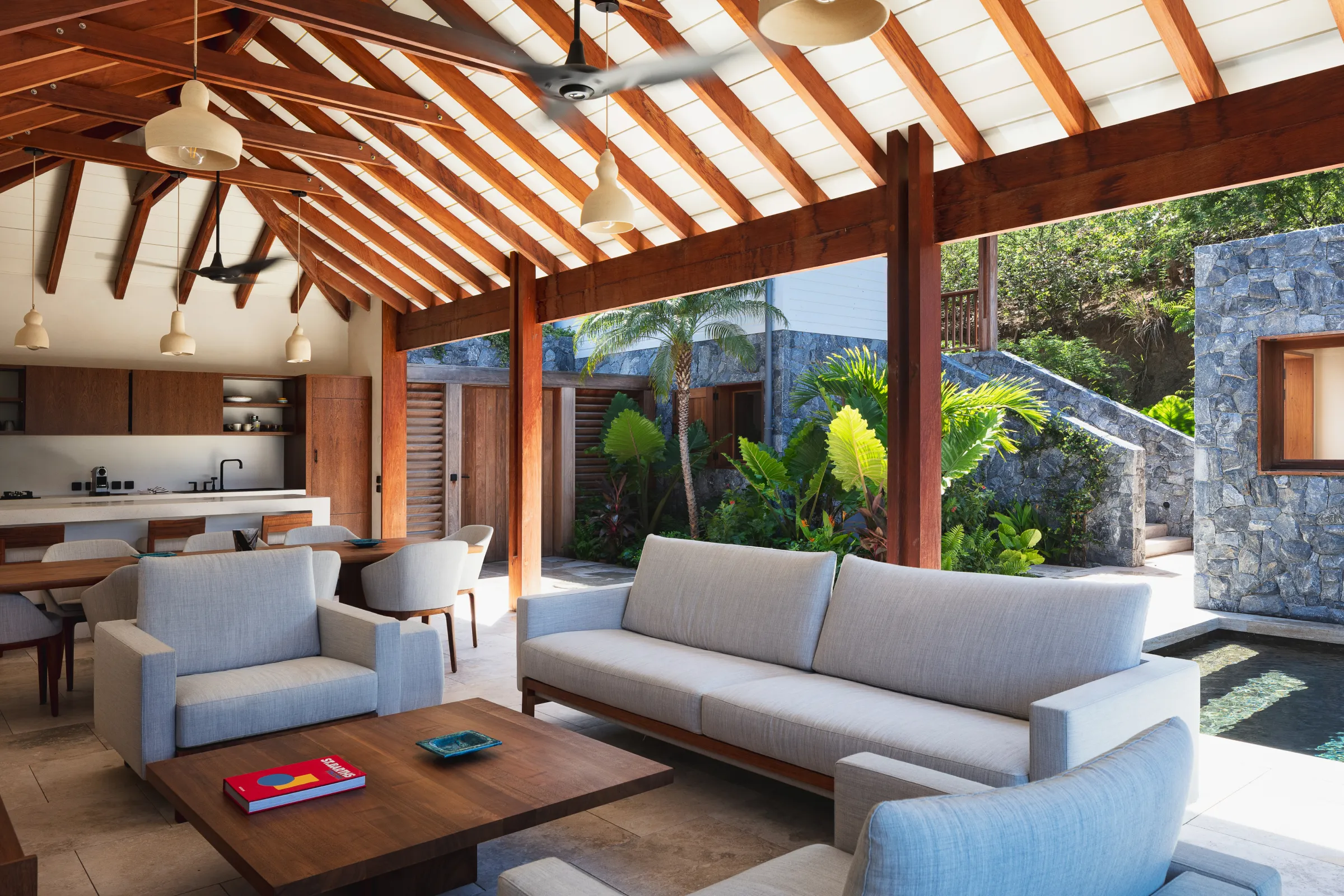 Villa Tulum - St Barts - Living room