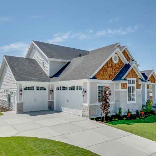beautiful suburban home