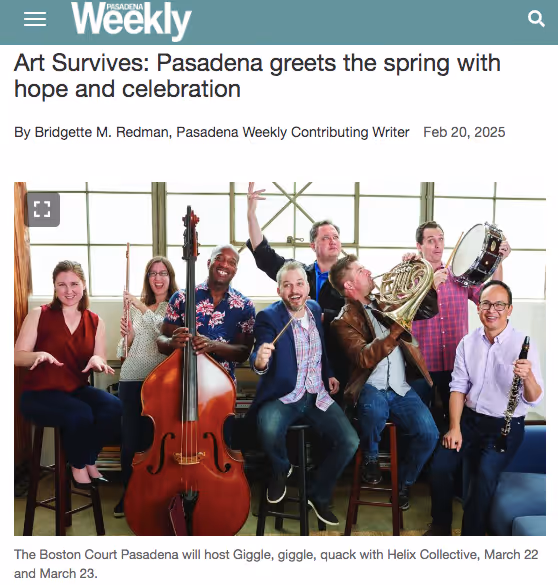Art Survives! Helix Collective featured in Pasadena Weekly