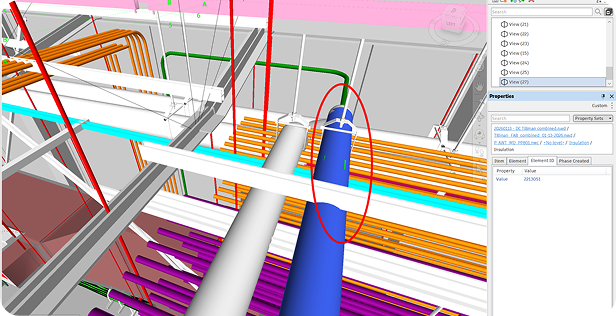 VEC onsite quality control using a tablet mounted on a tripod for 3D laser scanning and construction validation.