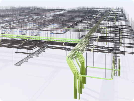 BIM Coordination for Confidential Client Data Center #11