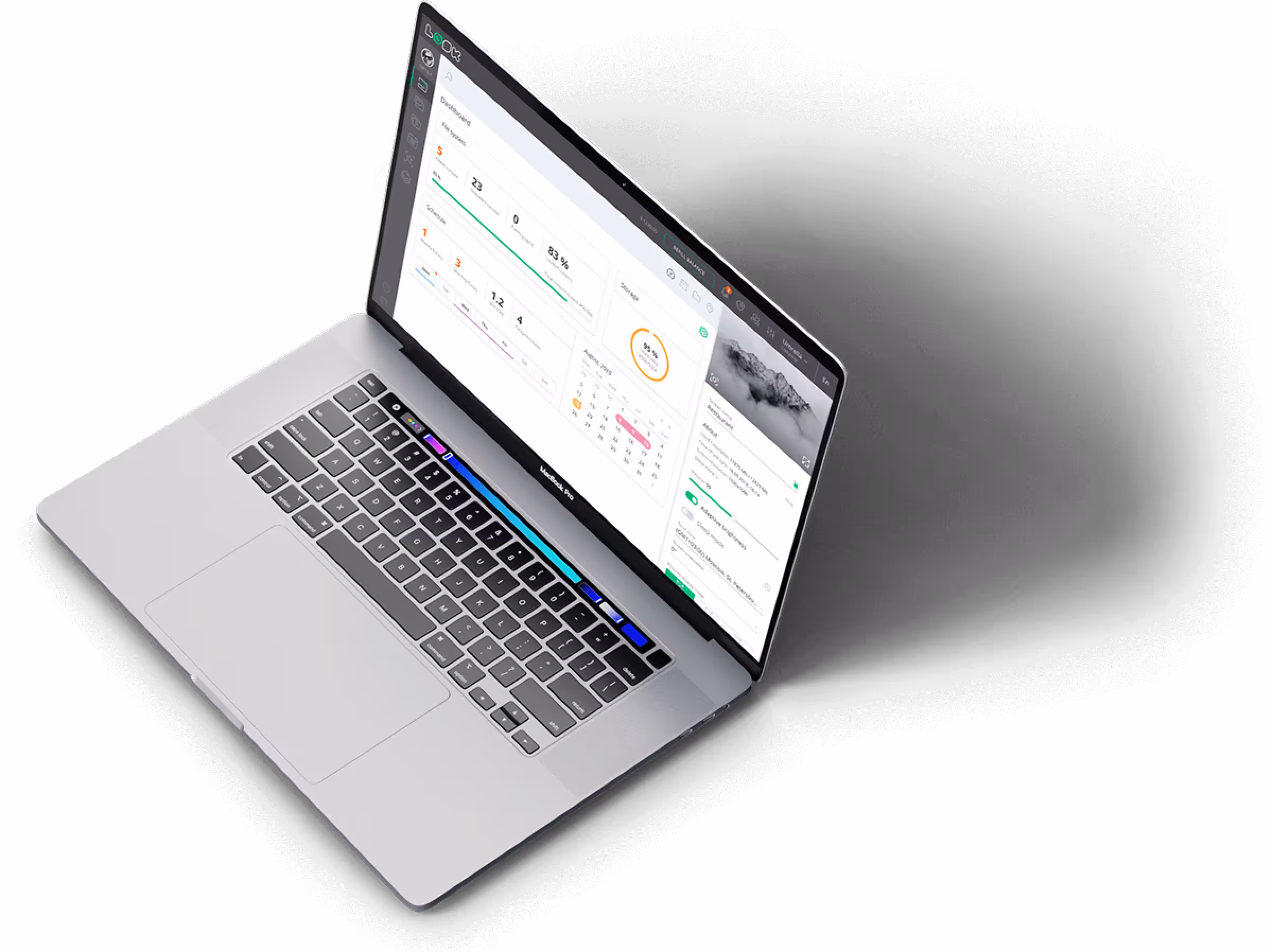 Macbook with Look Digital Signage Software