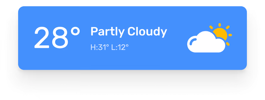 Card weather