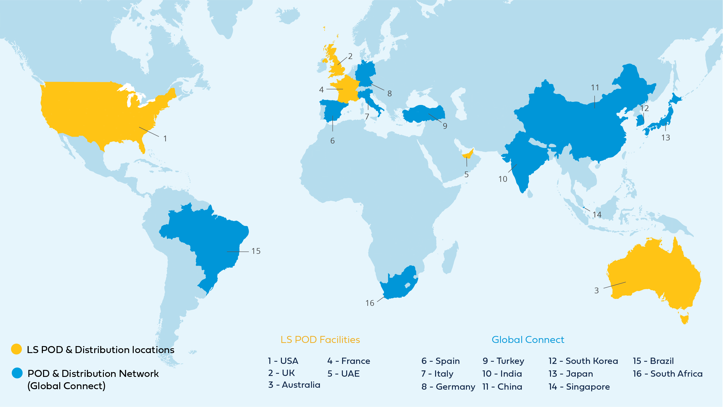 global connect map
