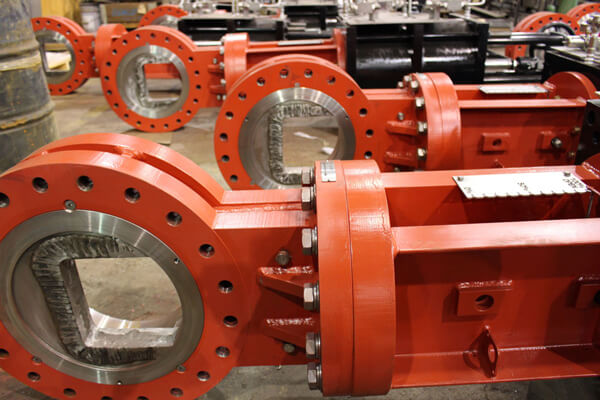 QTY 8 14" ANSI300 SlurryFlo control valves