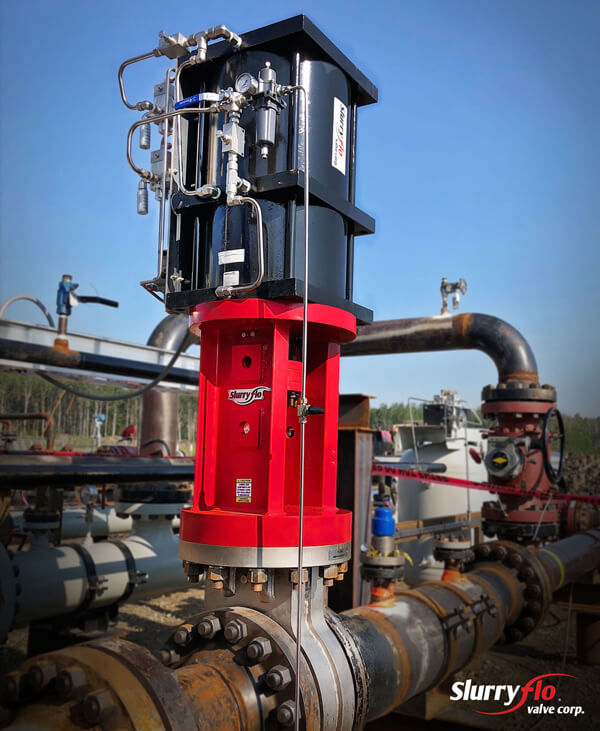 SlurryFlo control valve in natural gas application