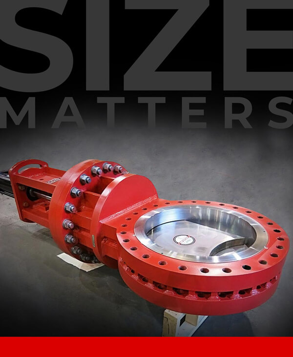 SlurryFlo control valves have smaller face to face dimensions and are lightweight