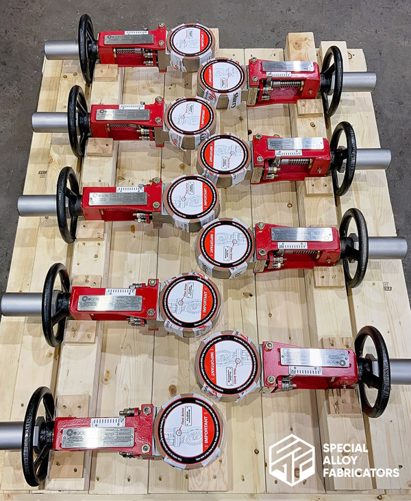 Oreacle knife gate valves