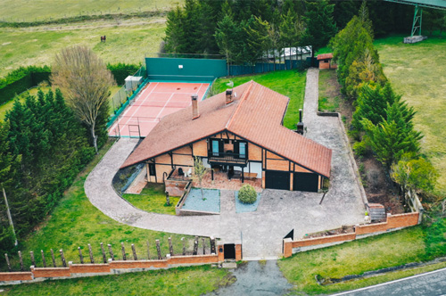 casas rurales con chimenea