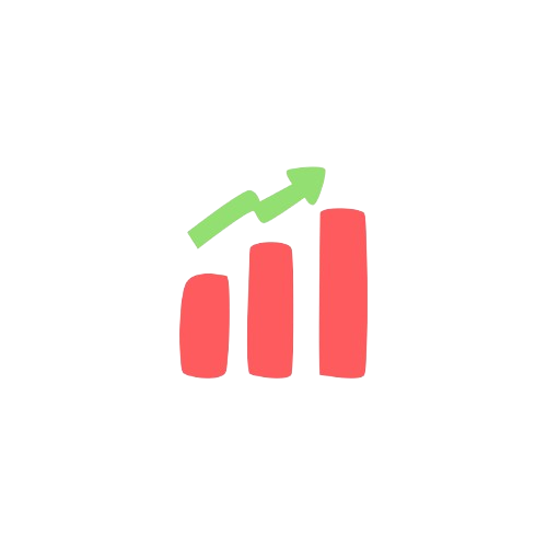 Graphique d'augmentation des revenus locatifs Airbnb