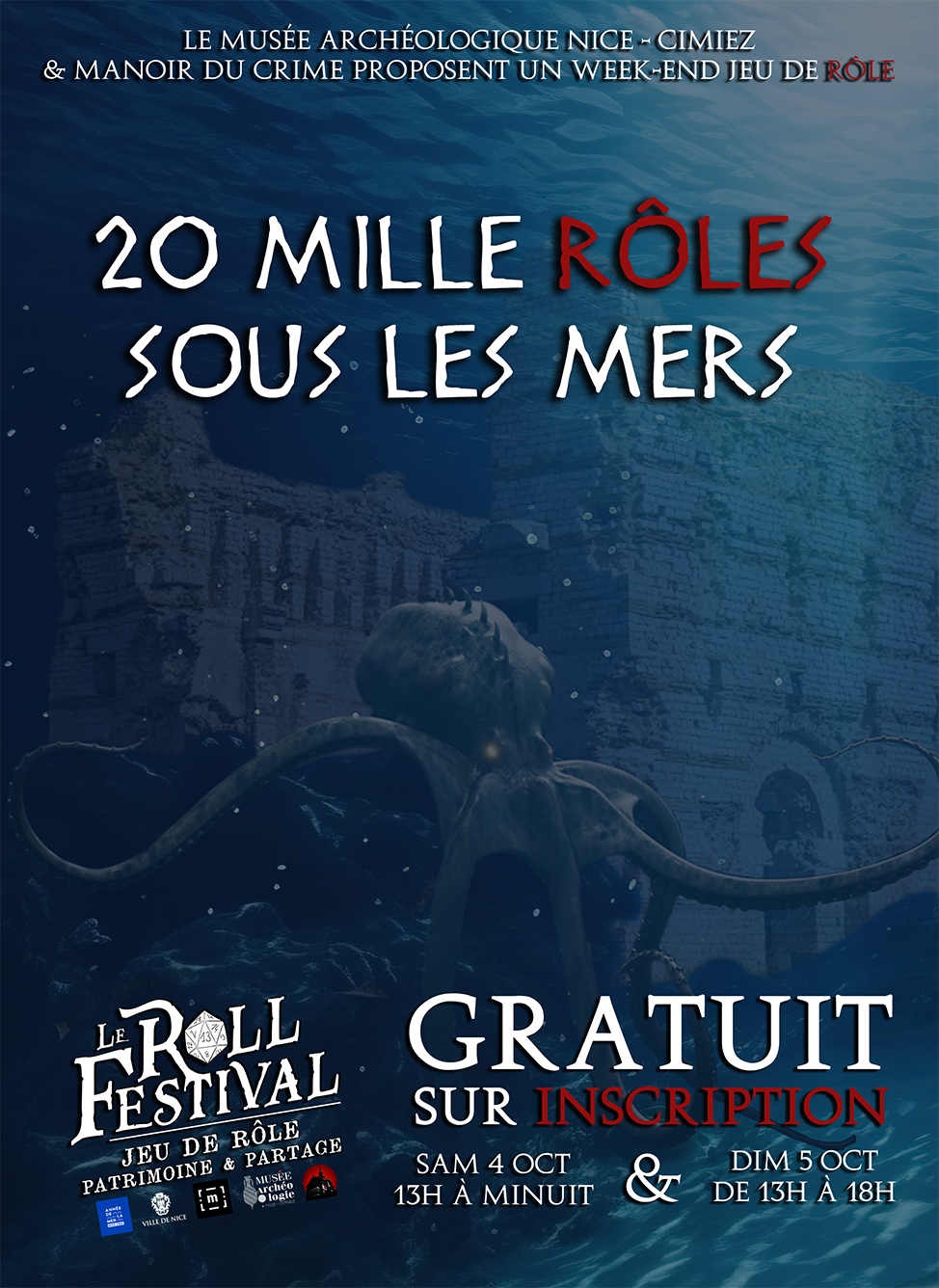 Du JDR dans le musée archéologique Nice - Cimiez