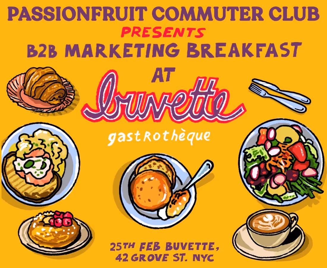 B2B Breakfast at Buvette