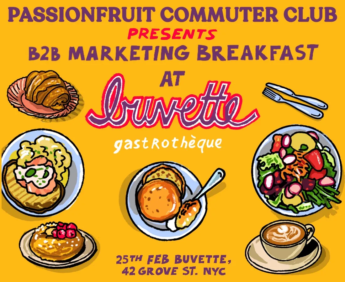 B2B Breakfast at Buvette