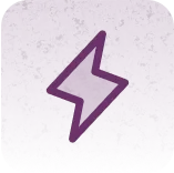 A purple arrow pointing to the left.