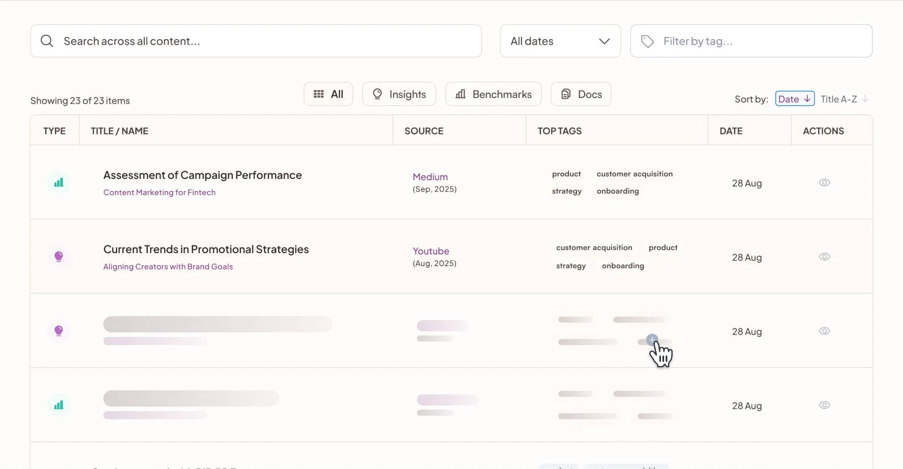 a screnshot of the Vault dashboard