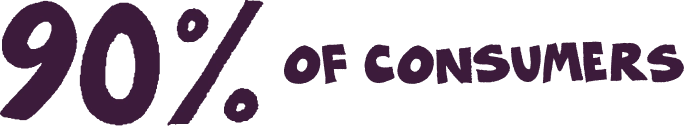Text saying 'UP TO 60%' in bold purple font on transparent background.