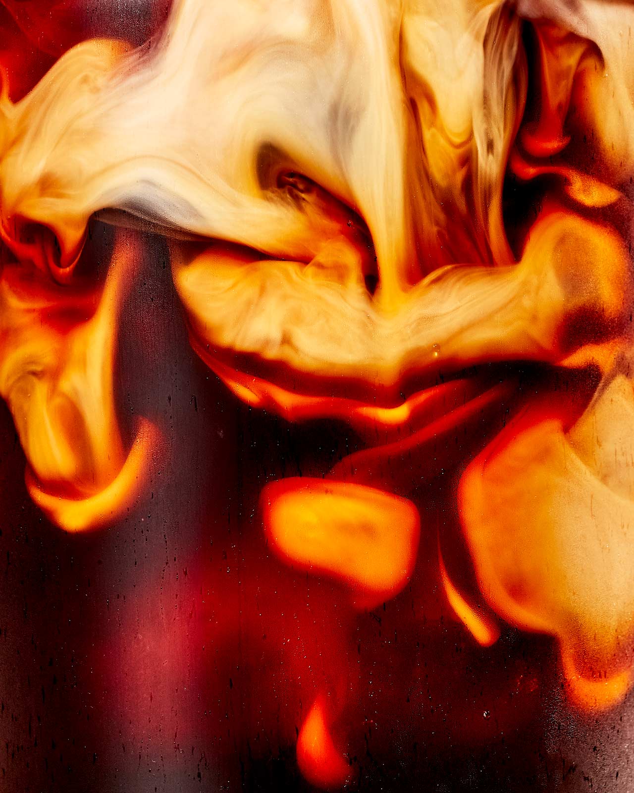 Coffee and creamer by Los Angeles Drinks and Beverage Photographer Vijey Mohan. 